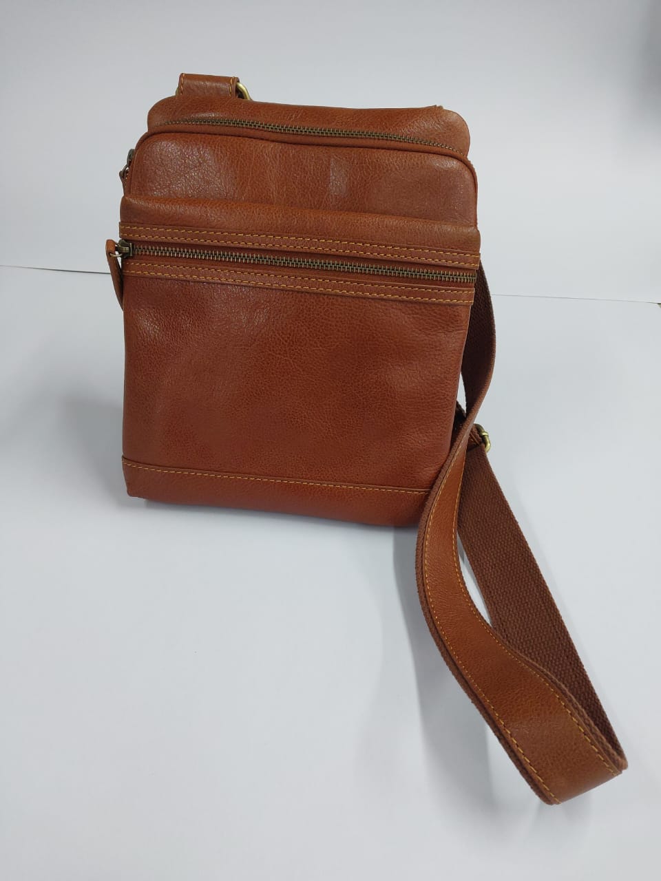 Leather Messenger Bag
